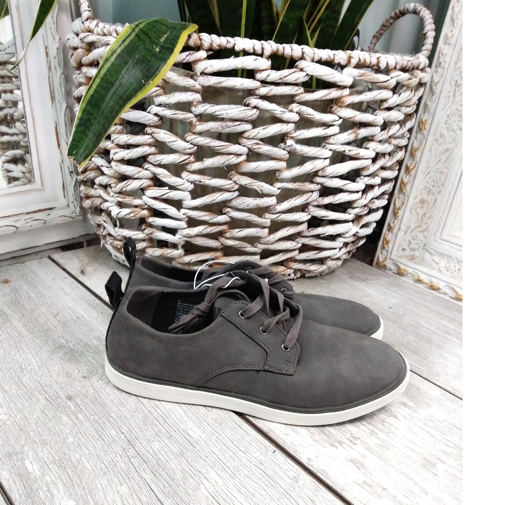 NWT-GOODFELLOW & CO KHALIL CHARCOL HEATHER SNEAKER - Picture 7 of 8